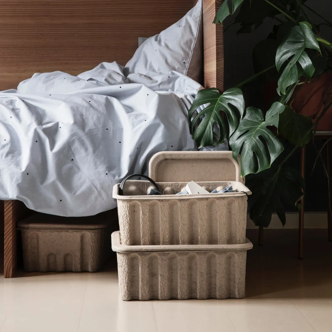 Large Paper Pulp Boxes | Set of 2