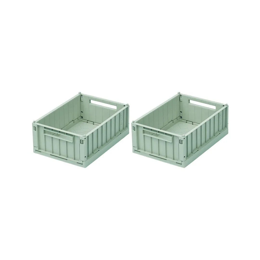 Liewood Weston Storage Boxes - Peppermint - Small - 2 Pack