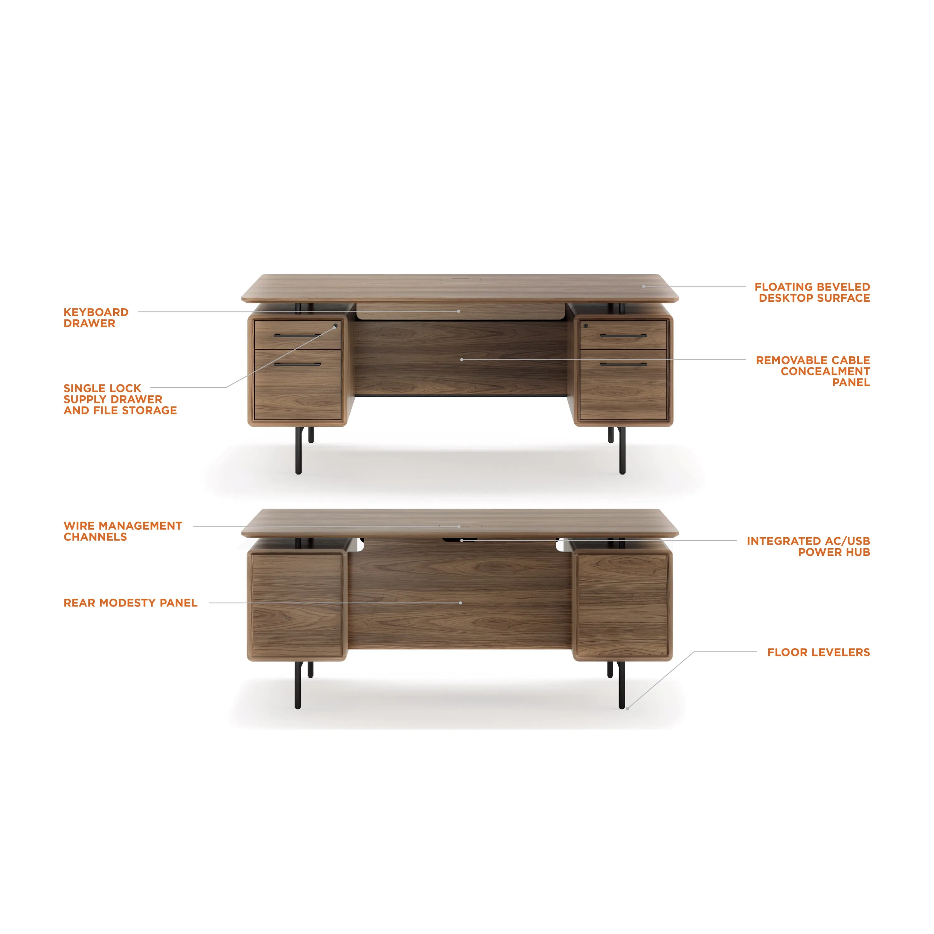 LINQ Office Executive Desk