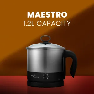 Maestro 1.2 Litre 600W, Electric Kettle with Cordless Functionality