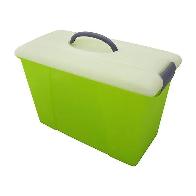 Marbig carry case green/clear