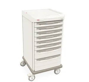 Metro SXRS6110L Starsys Basic Single Wide Locking Cart, 25" x 22.75" x 44.75"