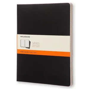 Moleskine XXL Ruled Cahier Journals 3pk - Black