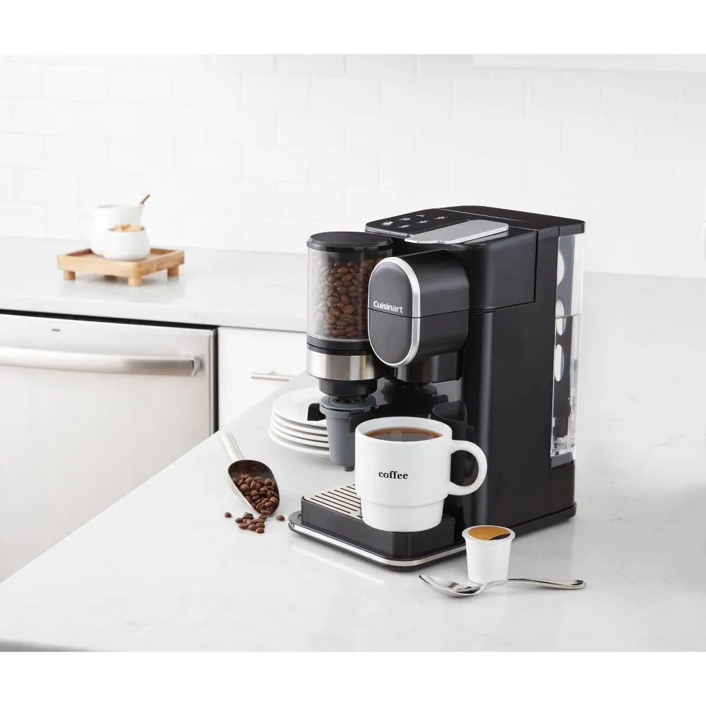 Open Box - Cuisinart Single-Serve Grind and Brew - Black - DGB-2