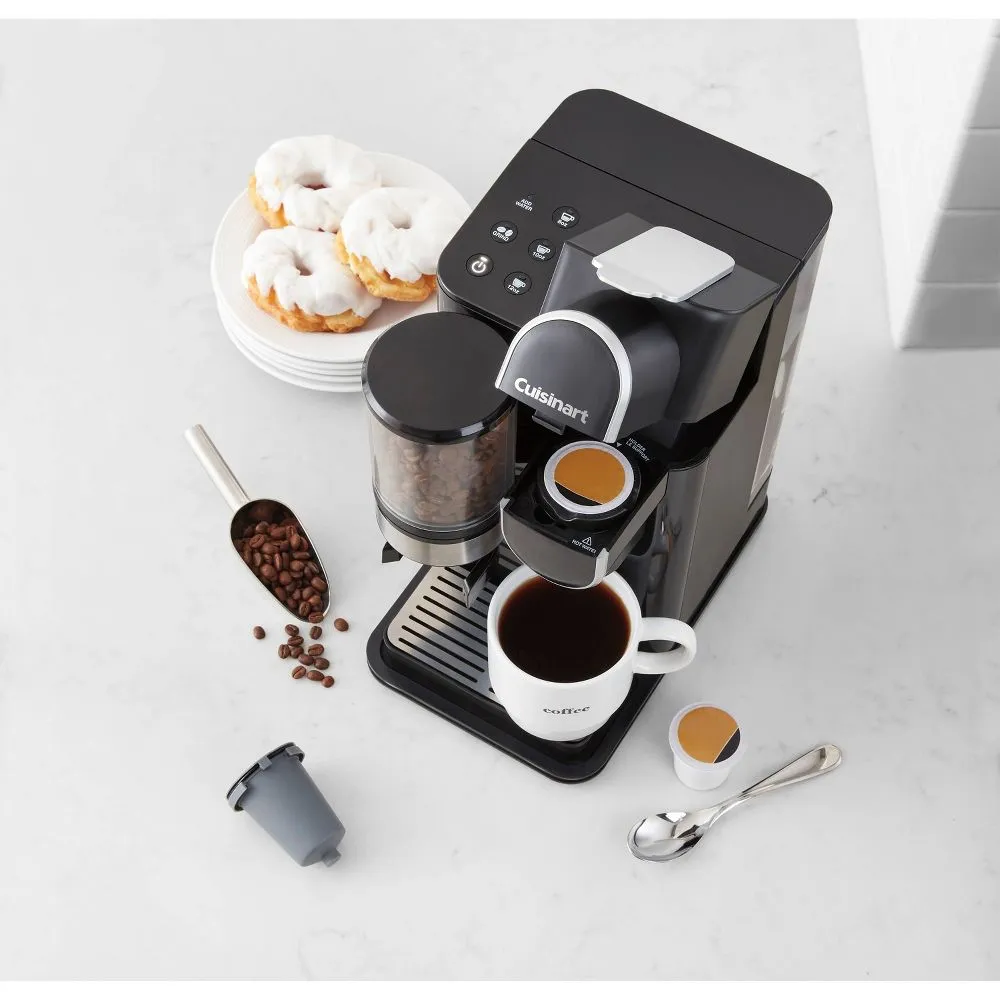 Open Box - Cuisinart Single-Serve Grind and Brew - Black - DGB-2