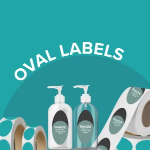 Oval Roll Labels