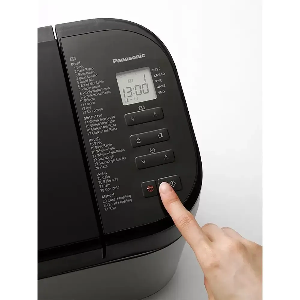 Panasonic SDYR2550SXC Automatic Bread Maker, 31 Programmes, 39.5cm Wide - Stainless Steel