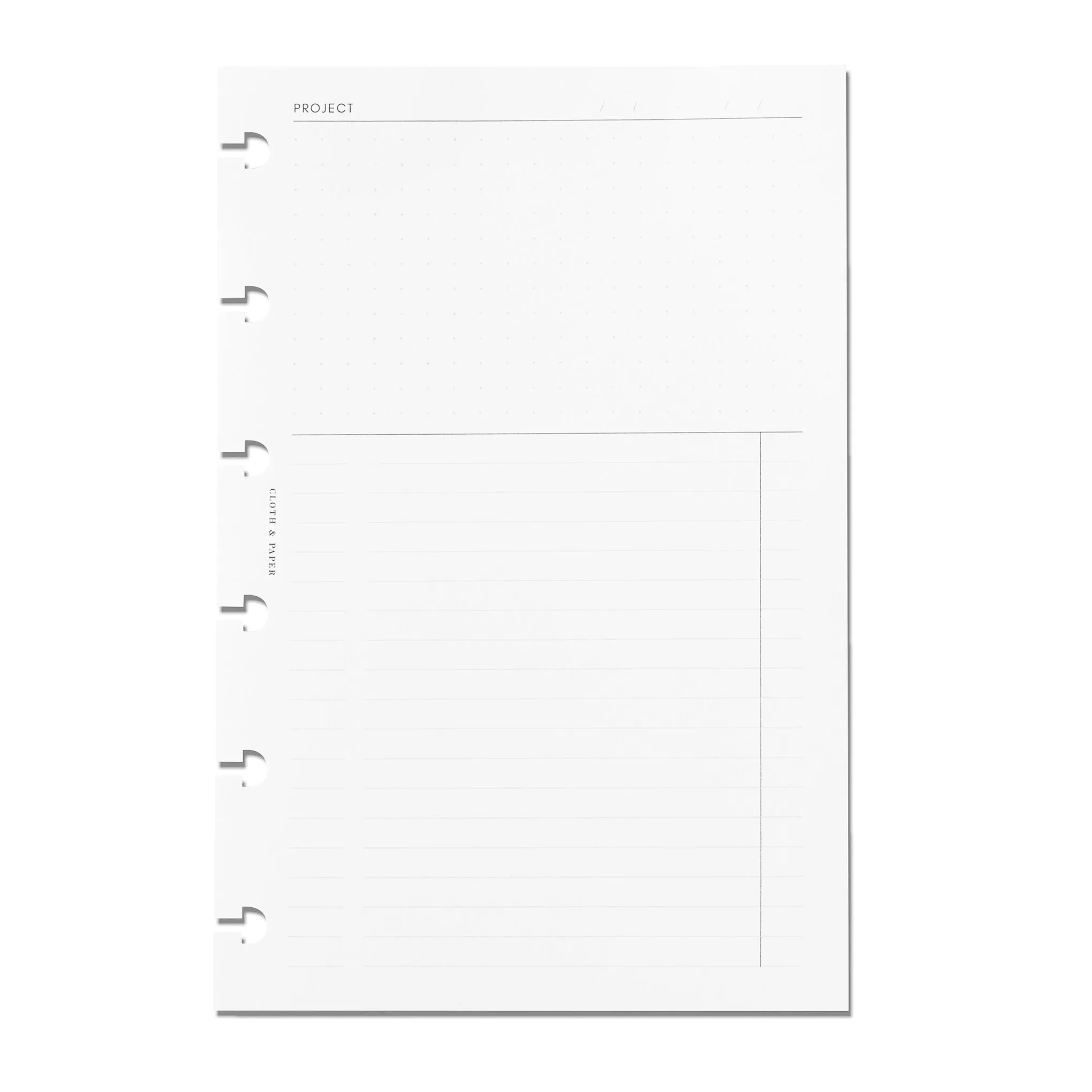 Project Management Inserts | Refreshed Layout