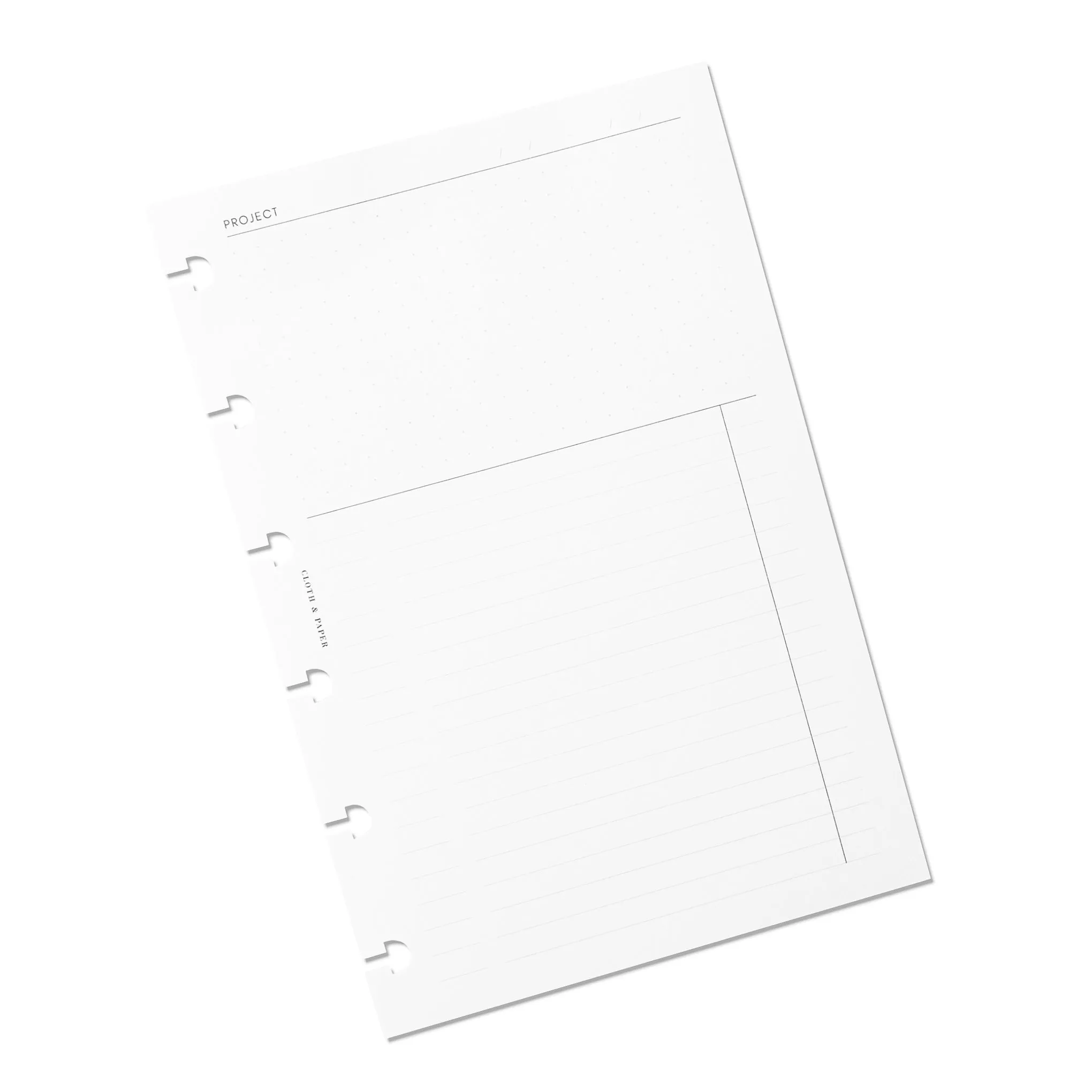 Project Management Inserts | Refreshed Layout