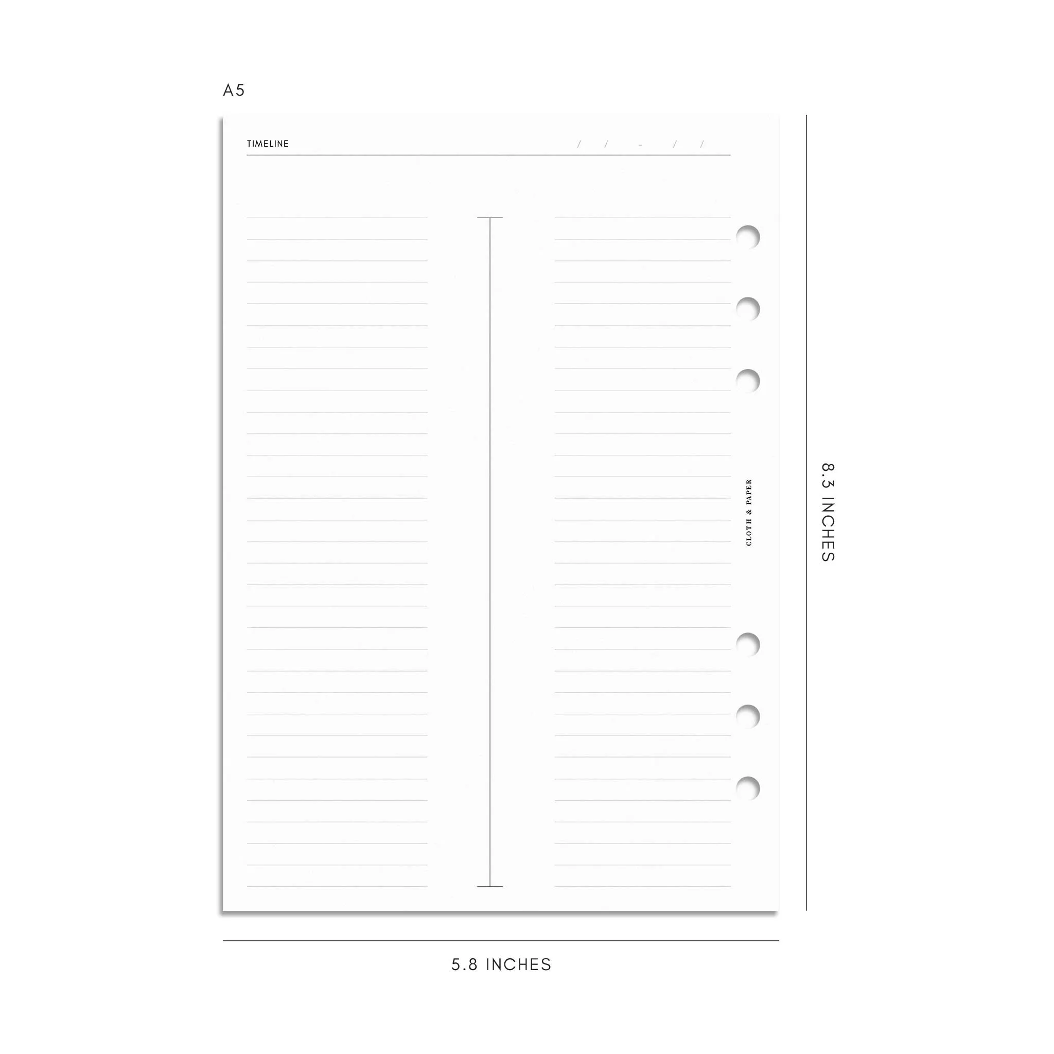 Project Management Inserts | Refreshed Layout