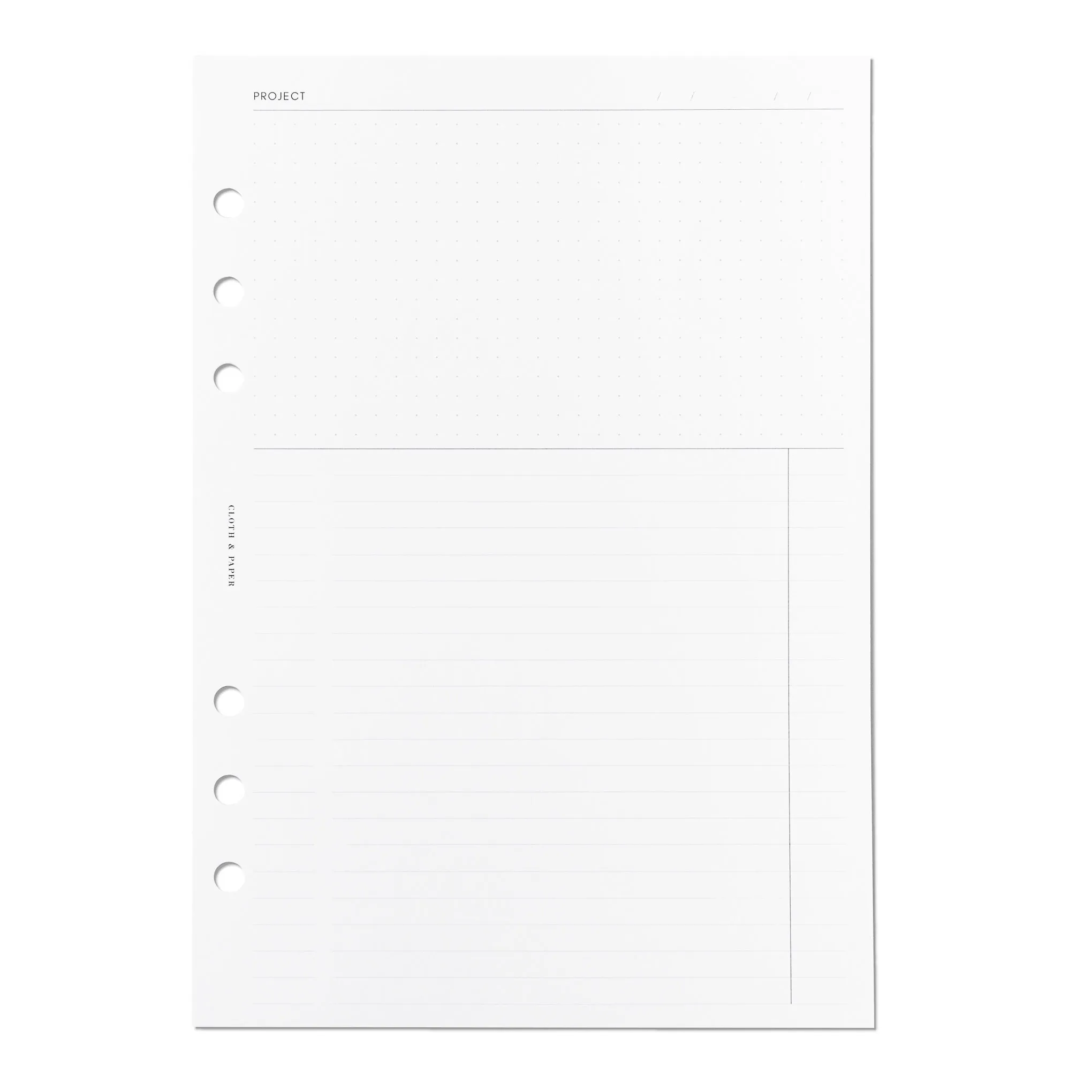 Project Management Inserts | Refreshed Layout