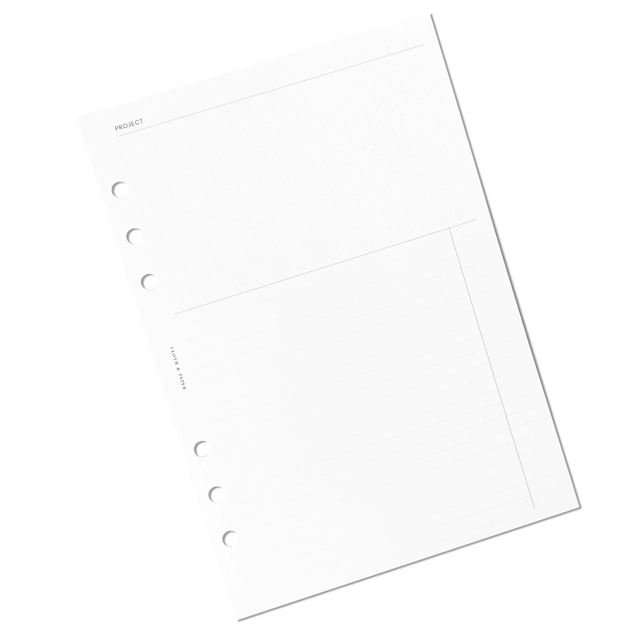 Project Management Inserts | Refreshed Layout