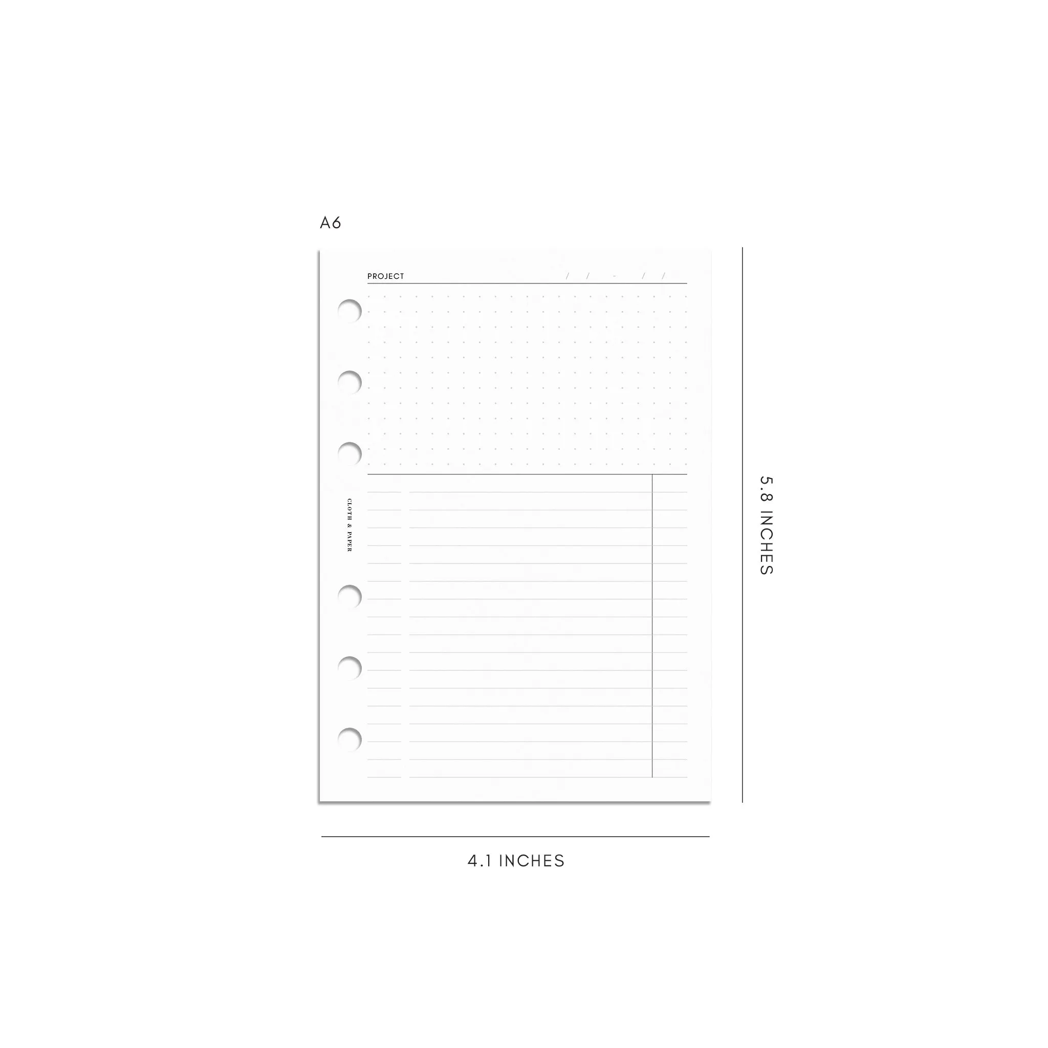 Project Management Inserts | Refreshed Layout