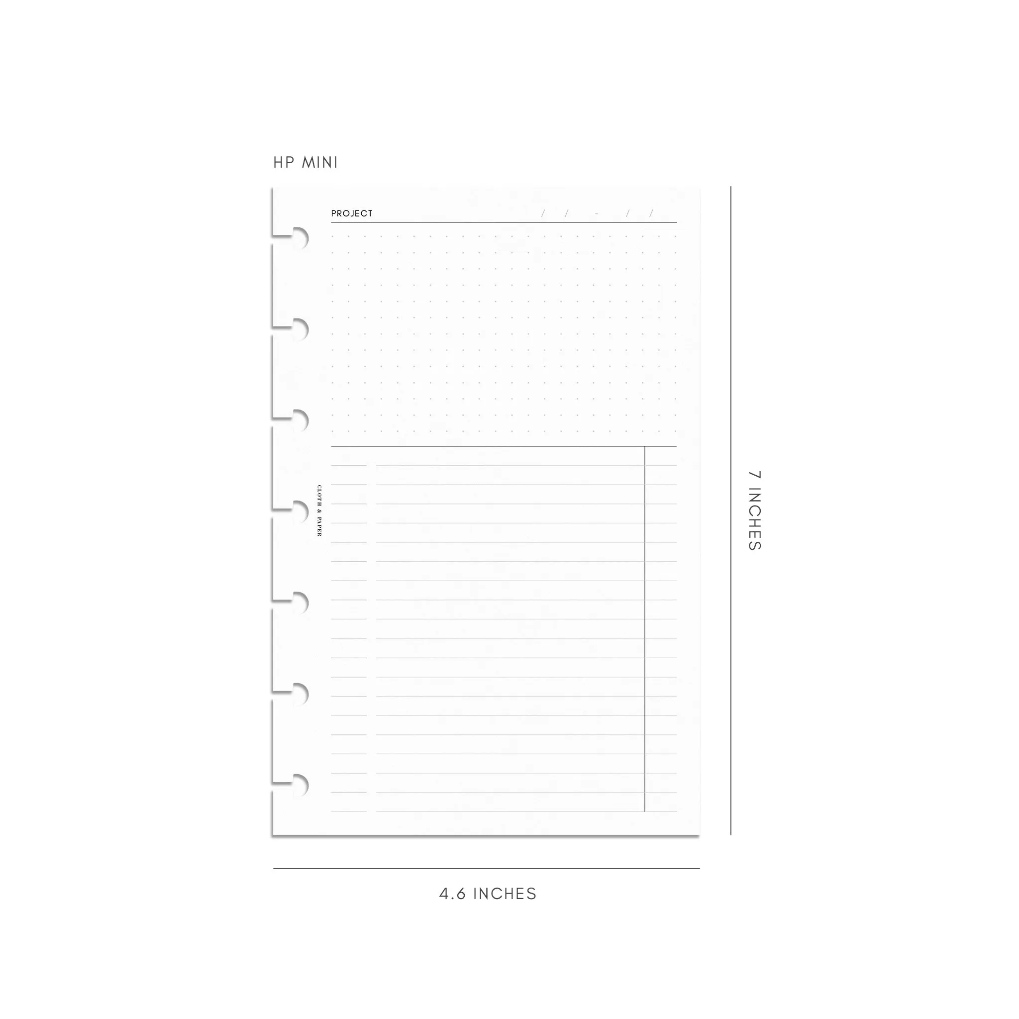 Project Management Inserts | Refreshed Layout