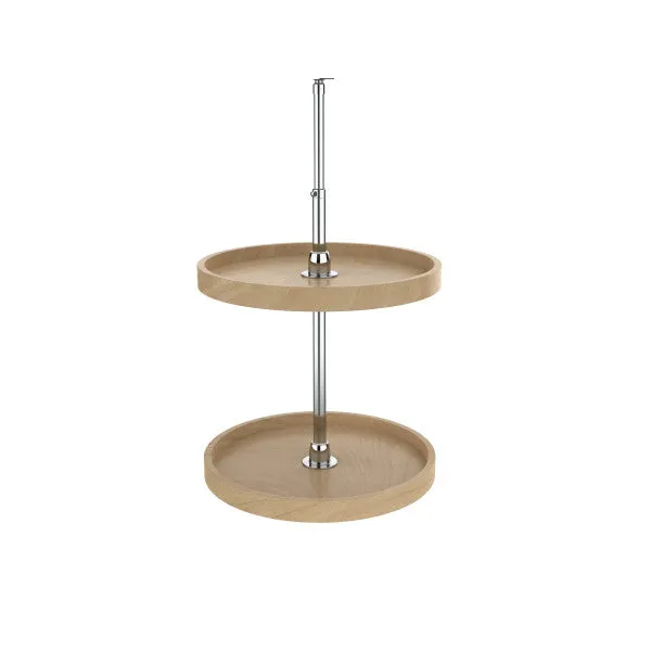 Rev-A-Shelf 22" Wood Full Circle 2 Tray Set 4WLS072-22-52