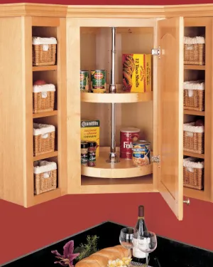 Rev-A-Shelf 22" Wood Full Circle 2 Tray Set 4WLS072-22-52