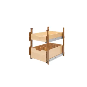 Rev-A-Shelf / 4PIL-18SC-2 / Base Cabinet Pullout Wood Drawer Pilaster System