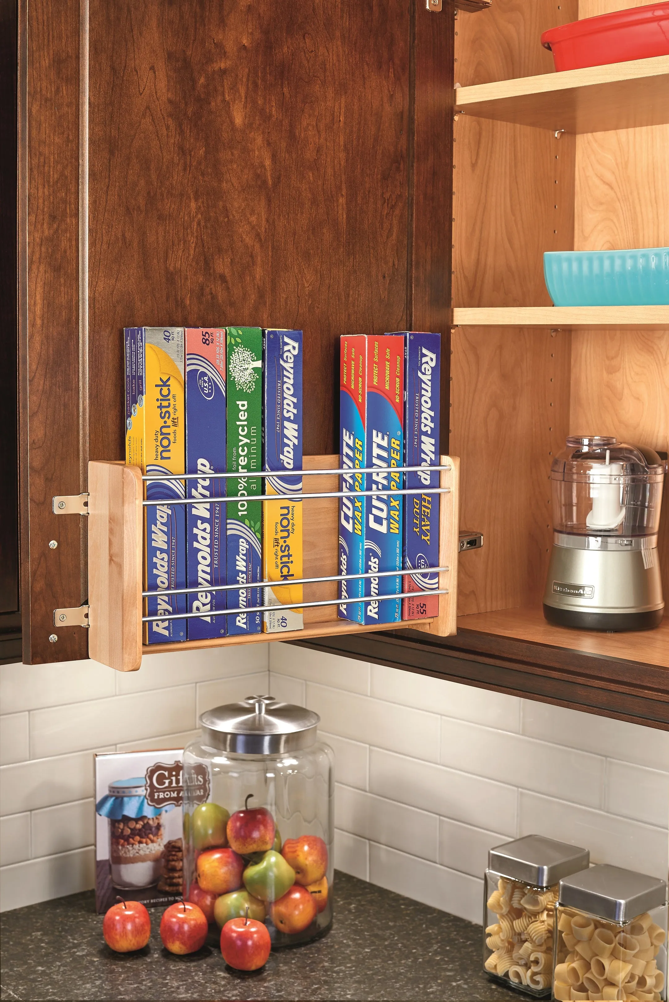 Rev-A-Shelf Vertical Multi-Foil Wrap Holder For 21" Cabinet 4WFR-21-1