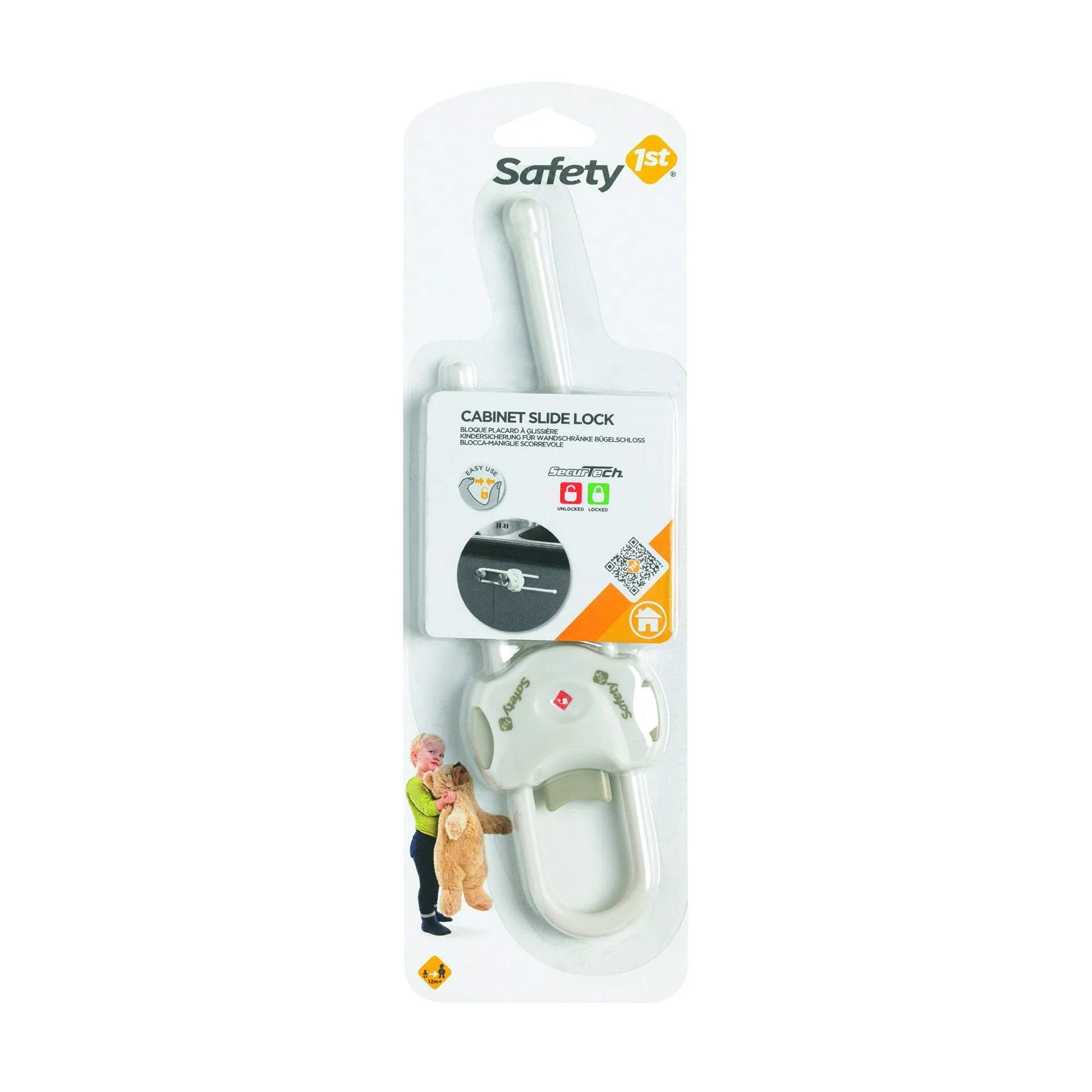 Safety 1st White Color Cabinet Slide Lock || 6months to 48months