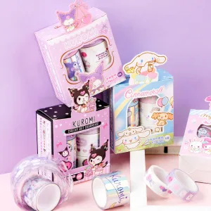 Sanrio Aesthetic 8 Rolls Pack Journal Washi Tapes