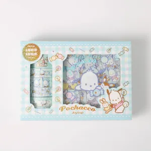 Sanrio Journal Gift Set 6 Rolls Washi Tapes & 8 Sheets Stickers