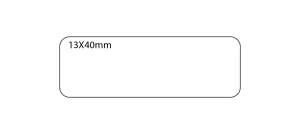 SELF ADHESIVE OFFICE LABEL-13X40mm