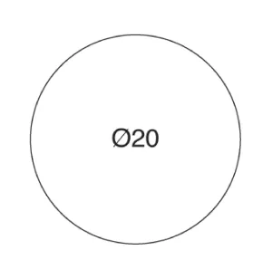 SELF ADHESIVE OFFICE LABEL-20mm