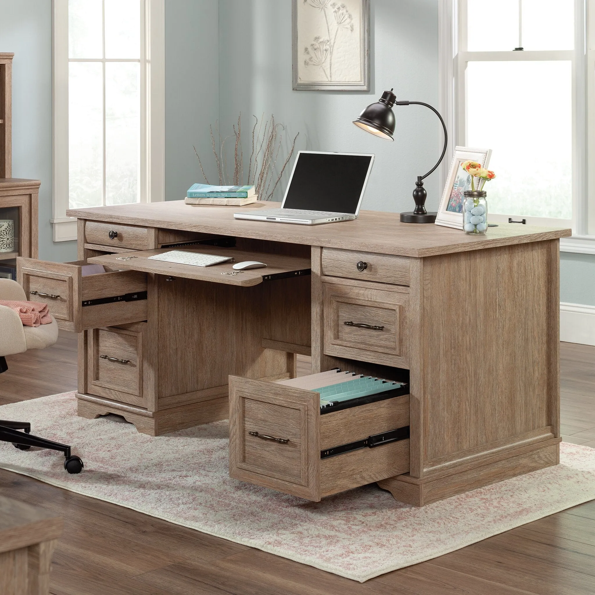 Stone Park Commercial Grade Executive Desk