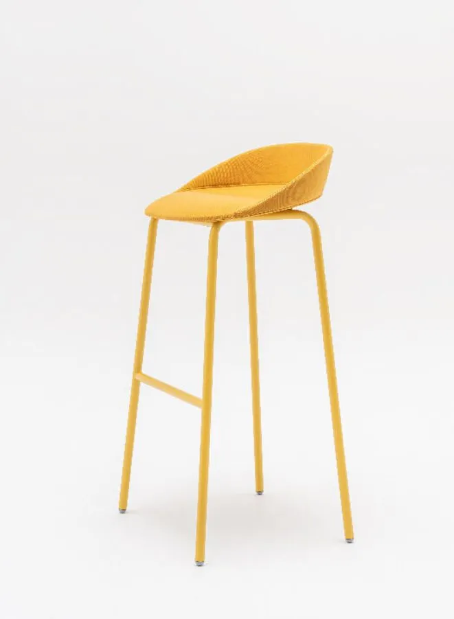 Team High Stool - Premium Upholstered Seating (Customizable)