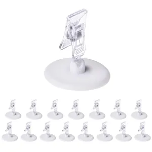 TheLAShop Table Sign Holders Rotatable Sign Clips, 16 Pack
