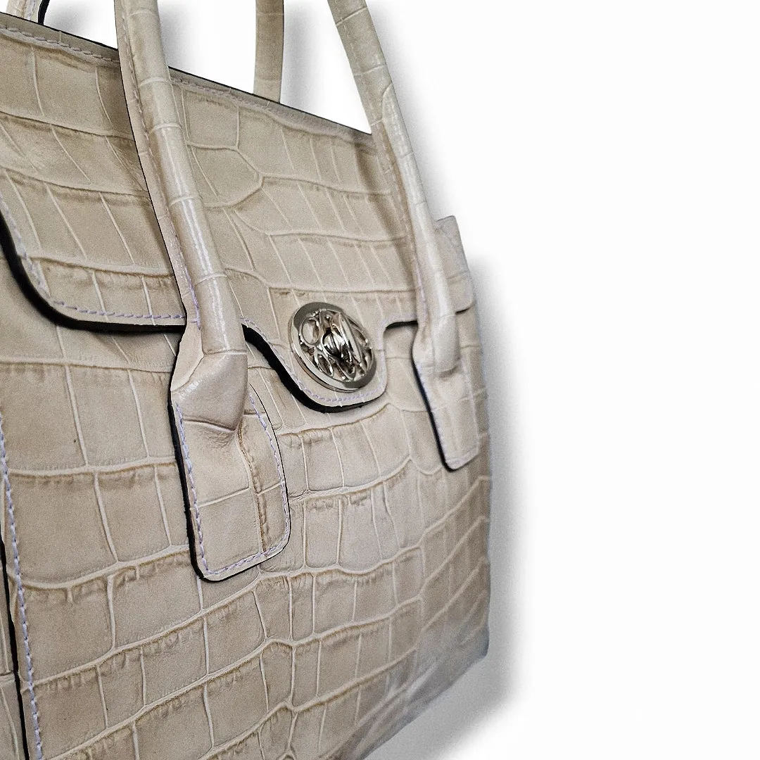TOTE PARMA NUDE CROCCO