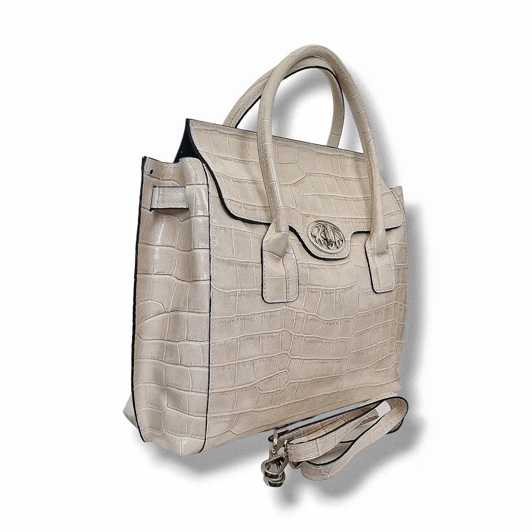 TOTE PARMA NUDE CROCCO