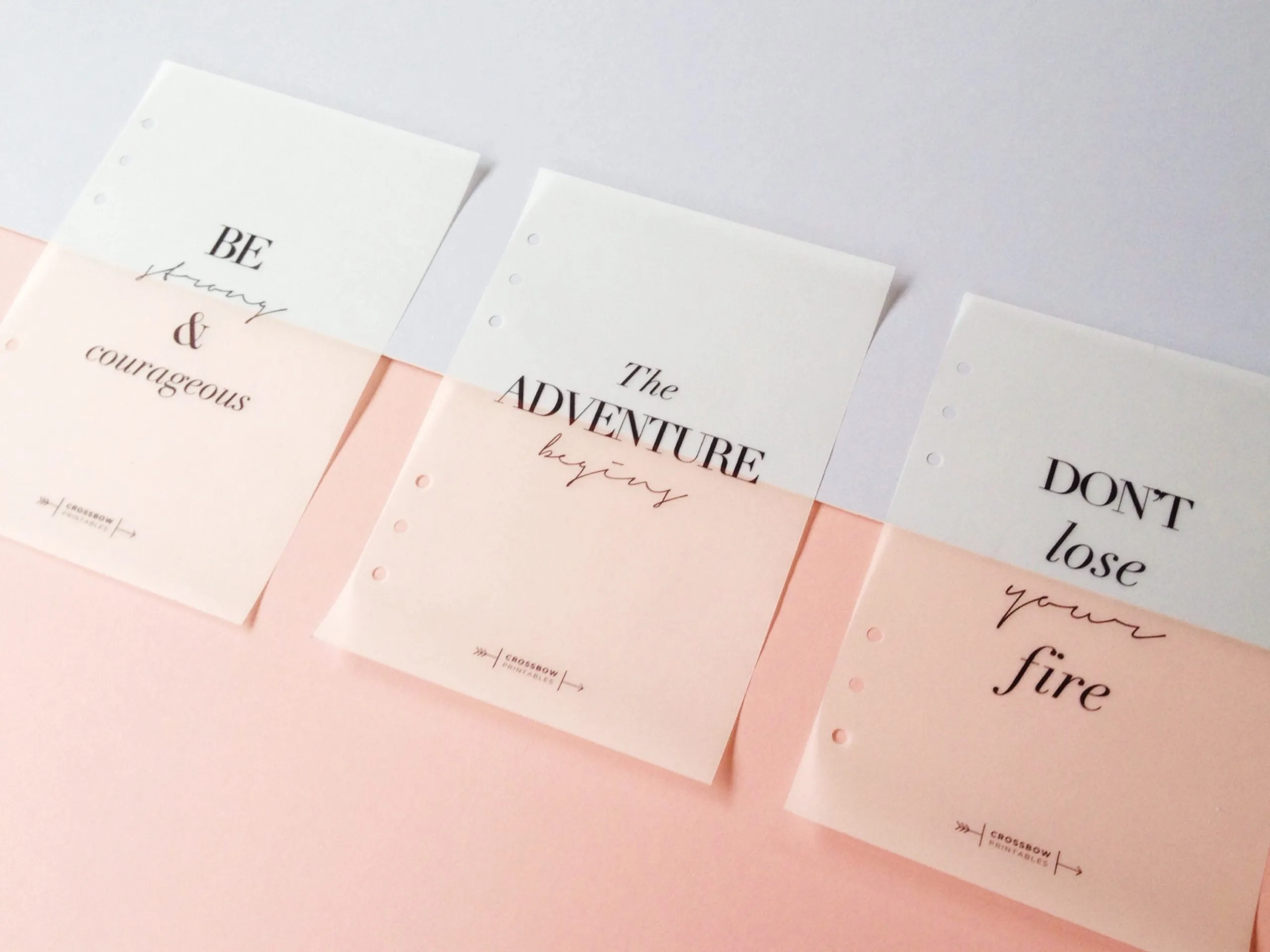 Translucent Quote Pages