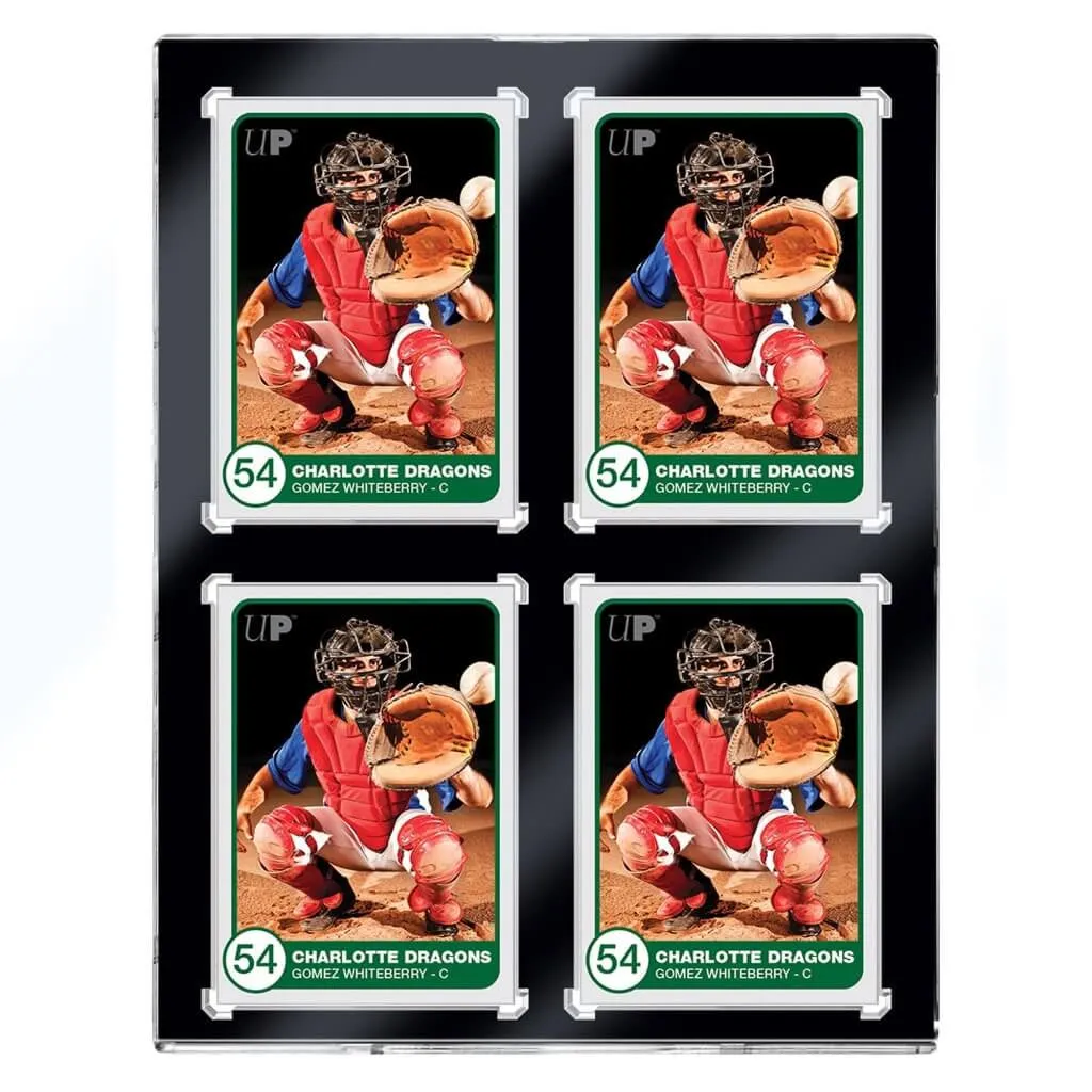 ULTRA PRO ONE TOUCH - 4-card Black Border 35pt Magnetic Closure