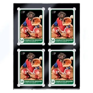 ULTRA PRO ONE TOUCH - 4-card Black Border 35pt Magnetic Closure