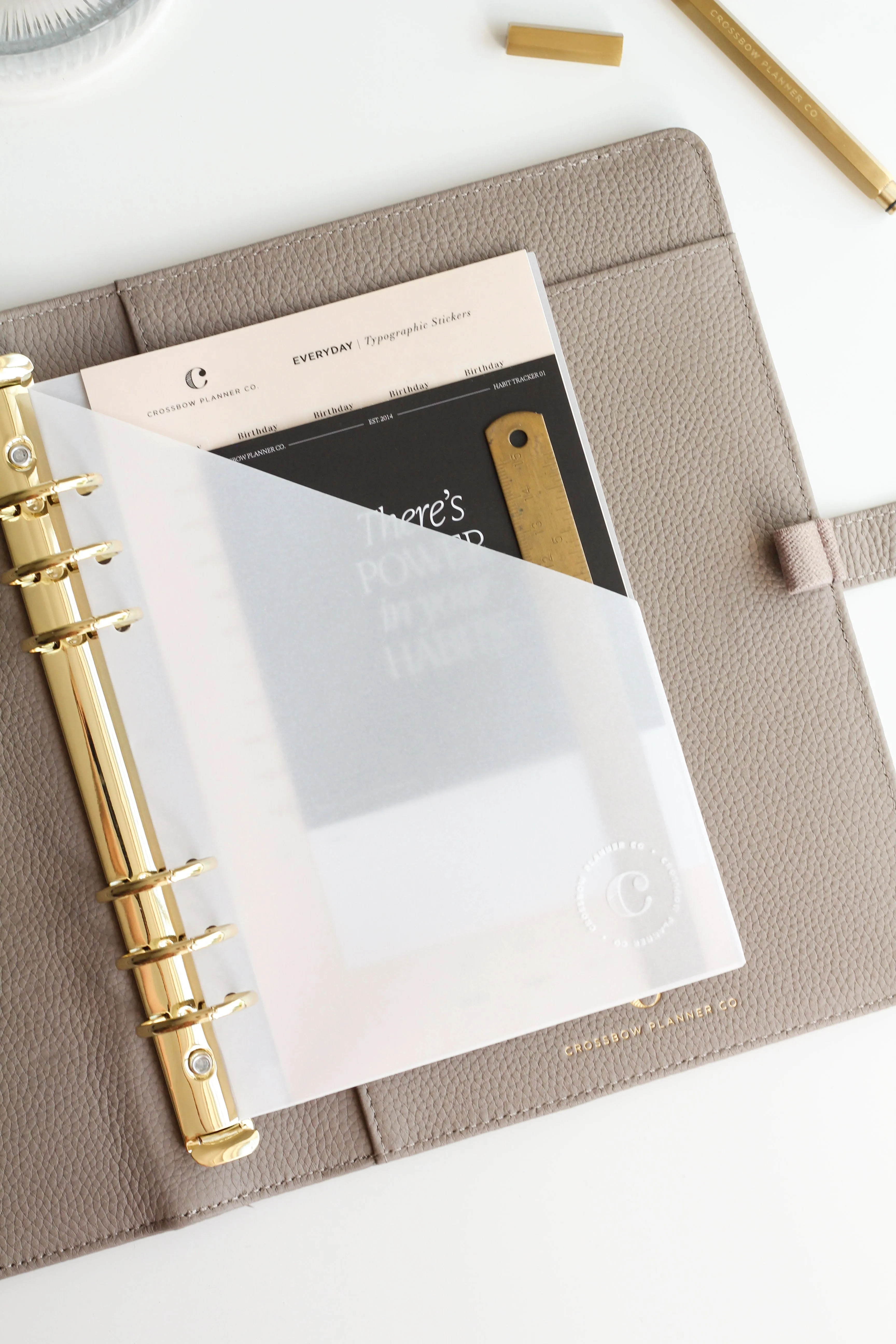 Vellum Planner Pocket for A5 and Personal Rings