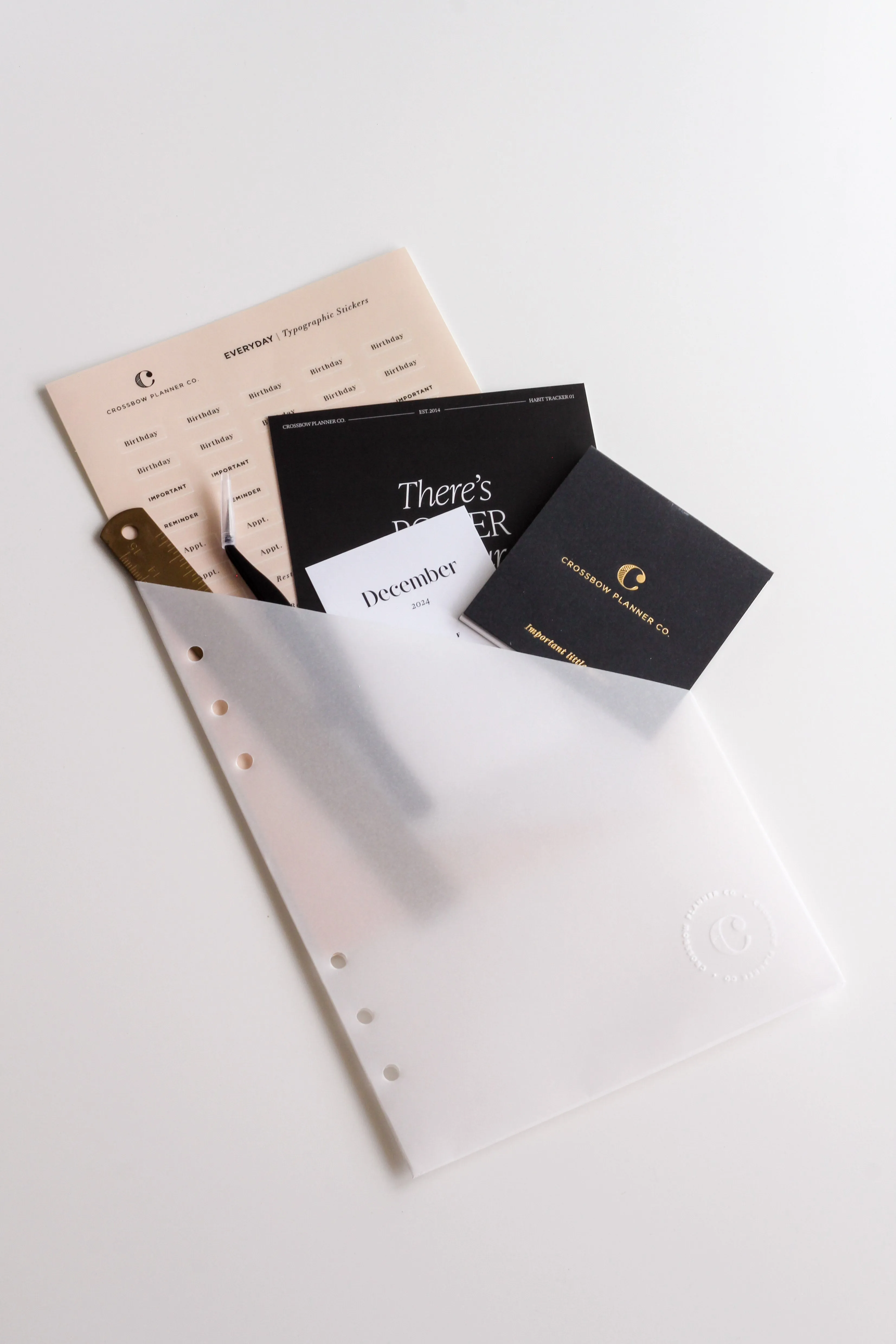 Vellum Planner Pocket for A5 and Personal Rings