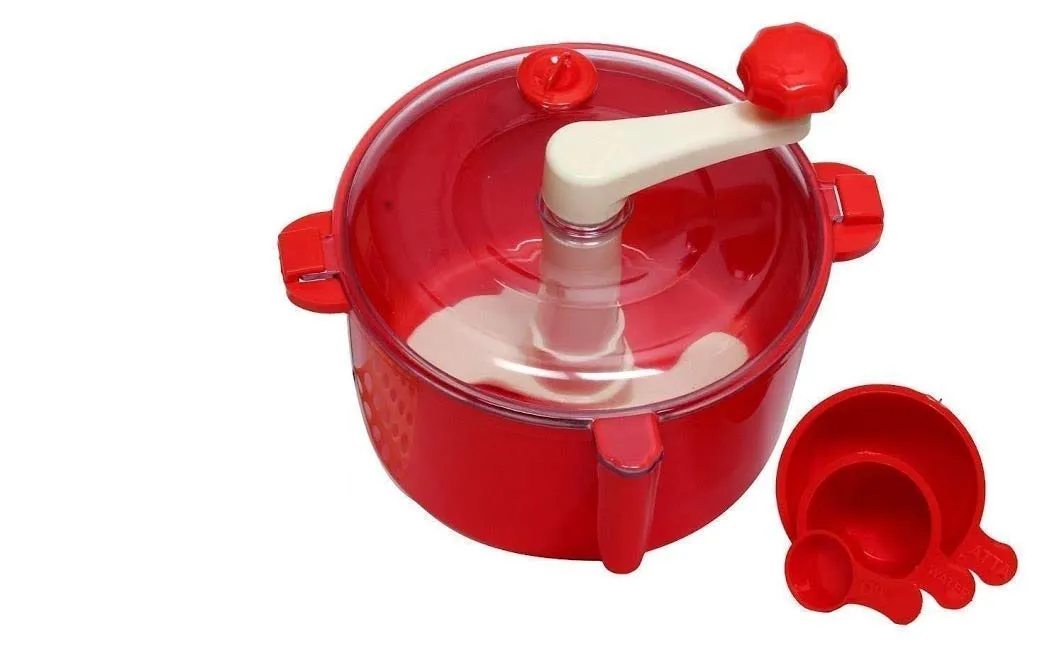 VIDORA 3 in 1 Atta Kneader with Beater, Atta Maker, Dough Maker Machine for Kitchen (Multicolor)
