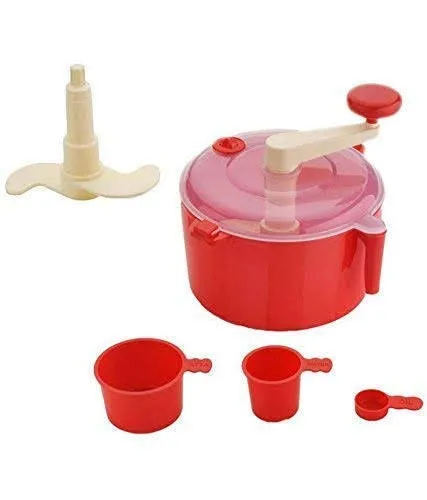 VIDORA 3 in 1 Atta Kneader with Beater, Atta Maker, Dough Maker Machine for Kitchen (Multicolor)