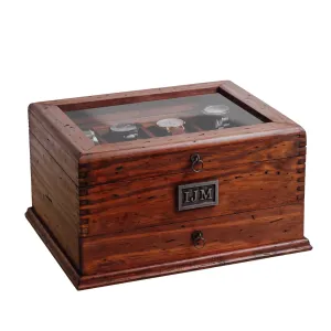 Watch Box for 8 Watches with Drawer