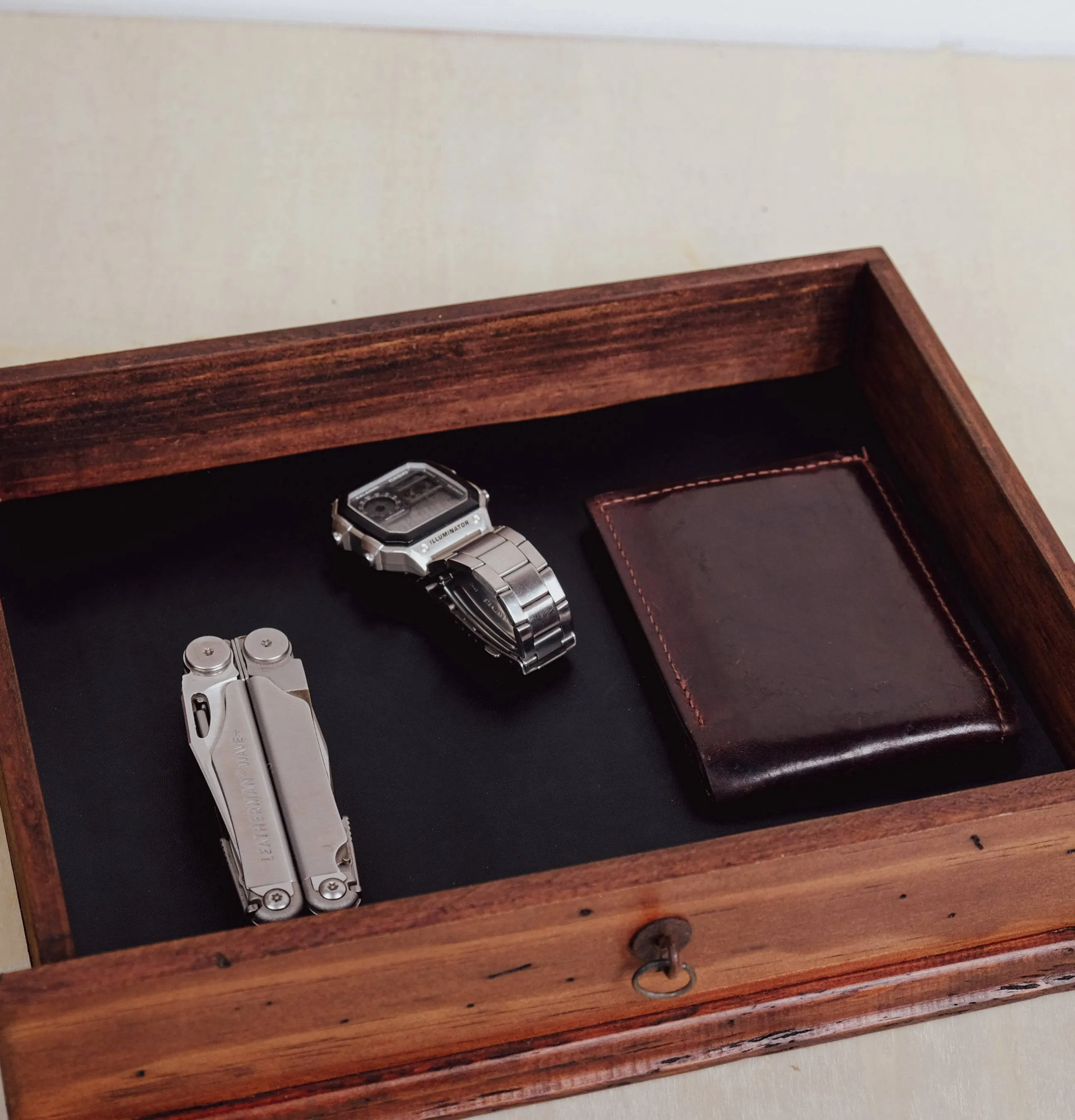 Watch Box for 8 Watches with Drawer