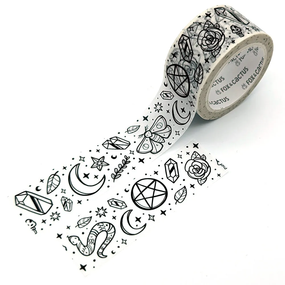 Witchy Vibes (White) Washi Tape Set