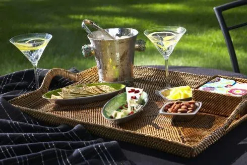 Woven Serving Trays