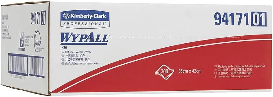 Wypall 94171 X70 Manufactured Rags Flatsheet